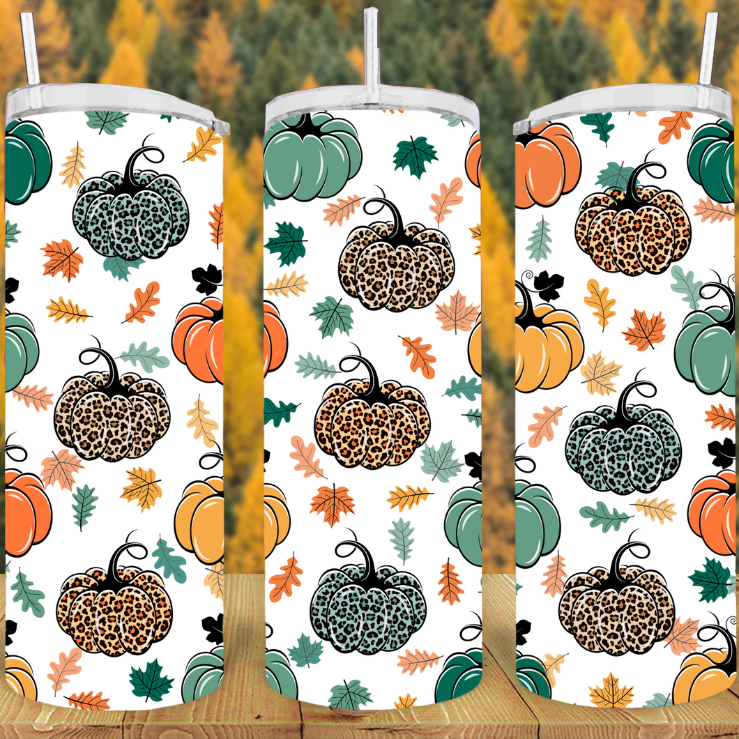 Fall pumpkin tumbler