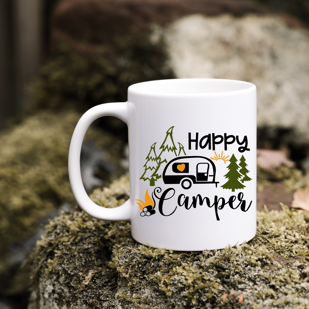 Happy camper mug