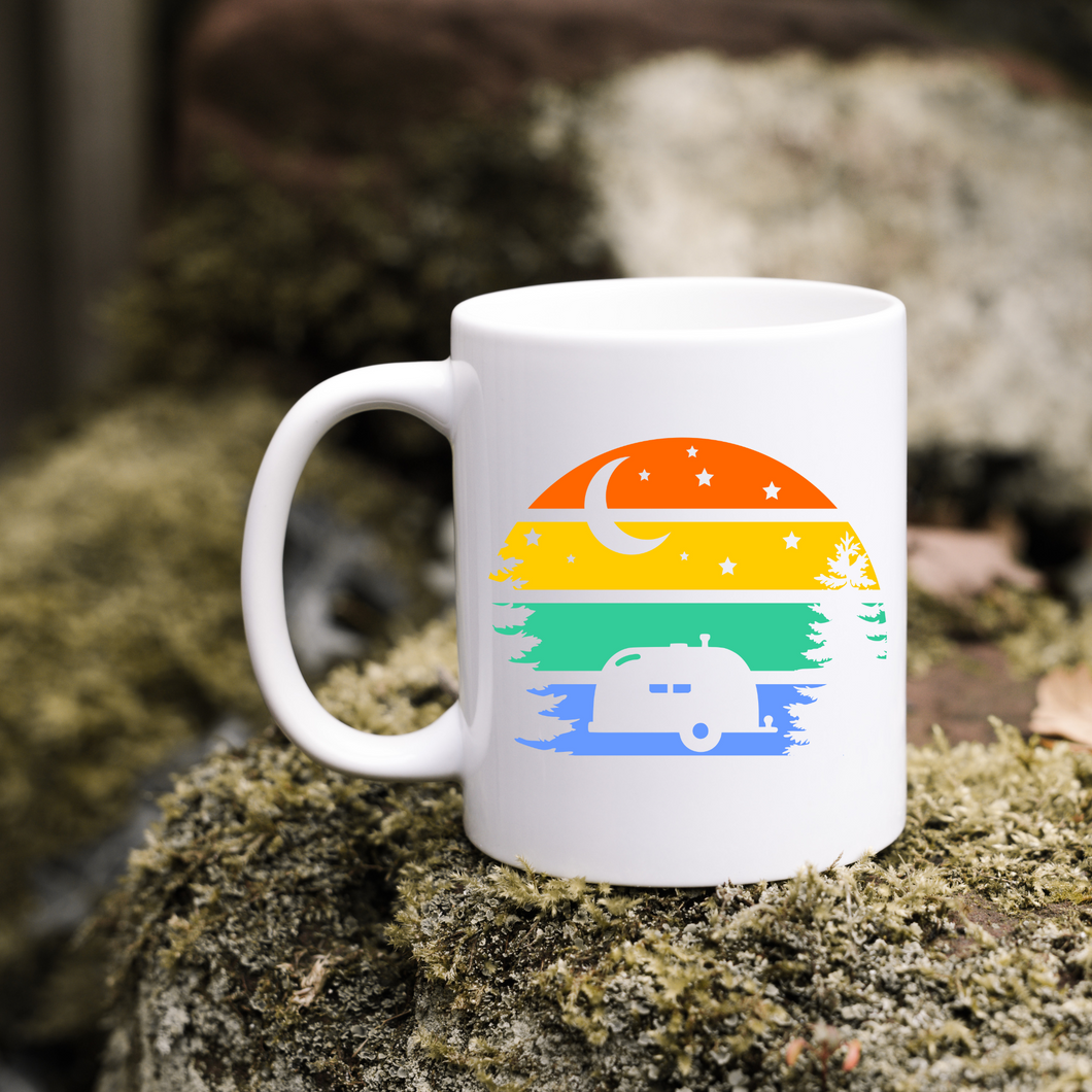 Sunset camper mug