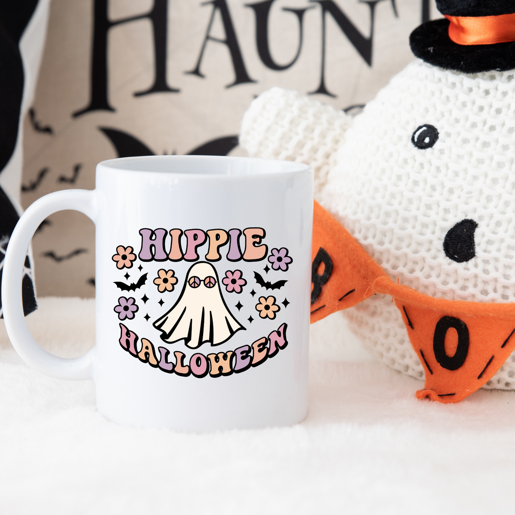 Hippie halloween mug