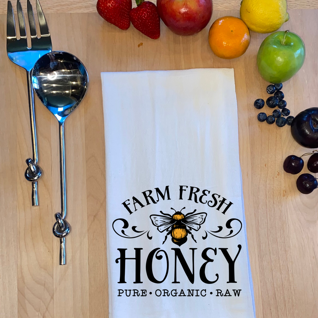 Farm fresh honey towel