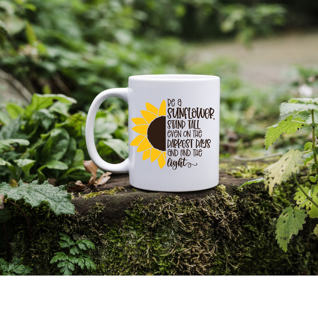 Be a sunflower mug