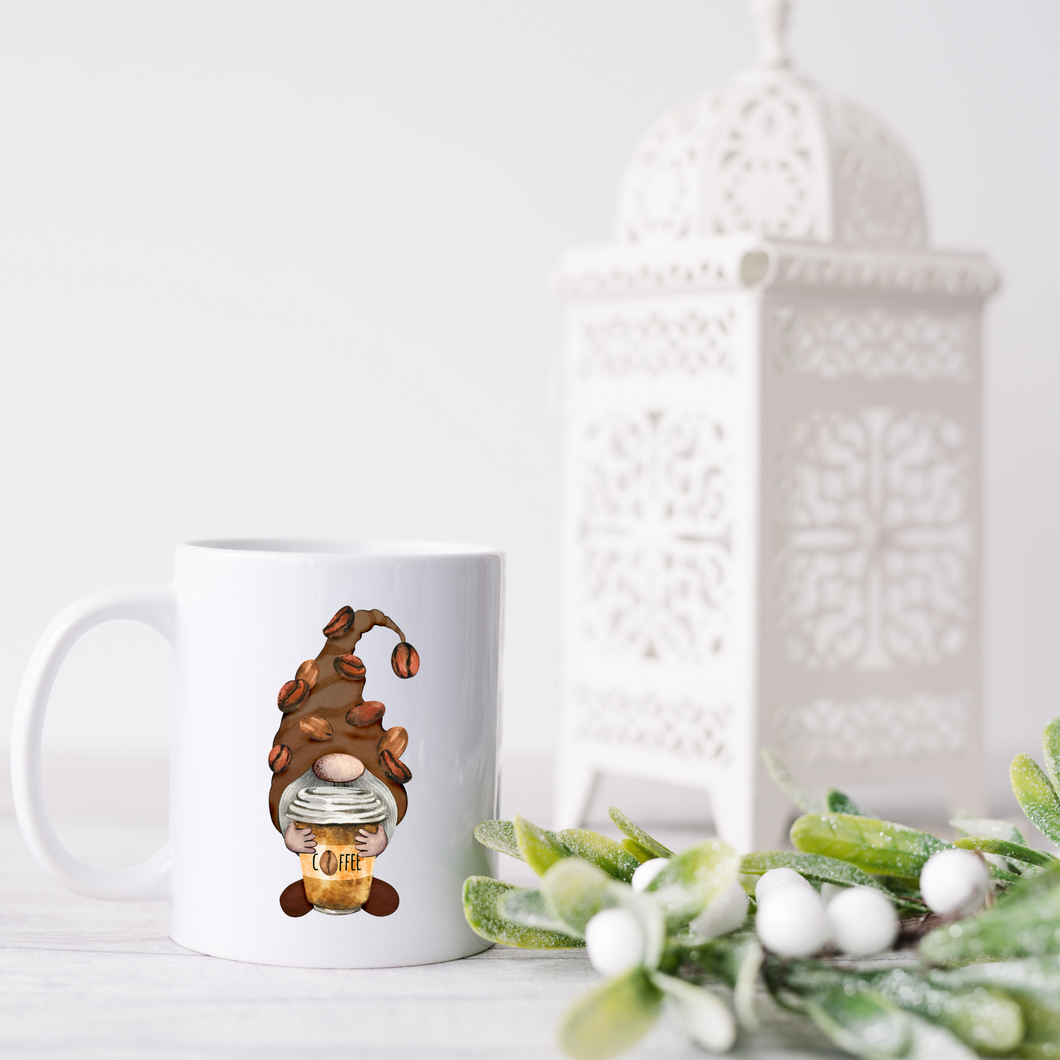 Coffee bean gnome mug