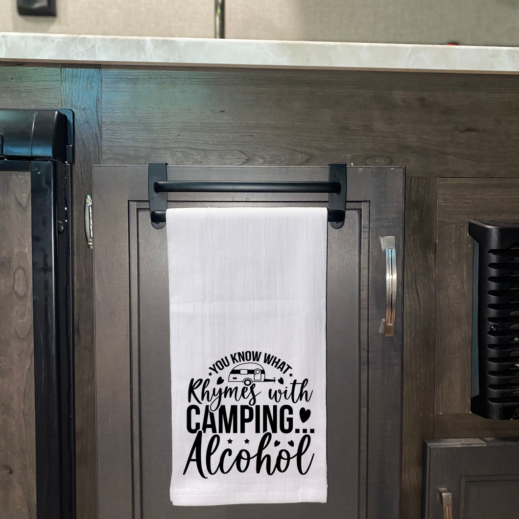 You know what rhymes with camping...alcohol towel